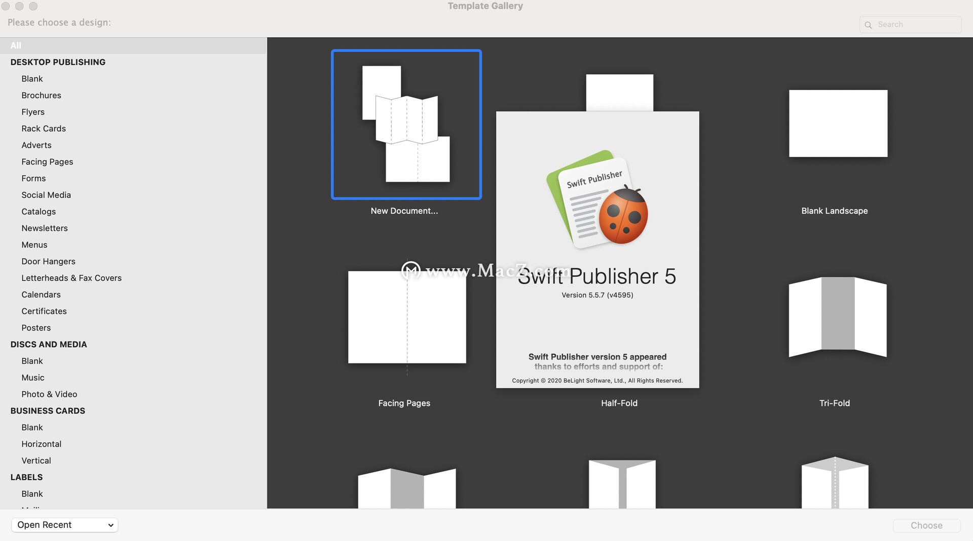 Swift Publisher 5 for Mac(快速版面设计软件)v5.5.7(4595)永久激活版 - 图1