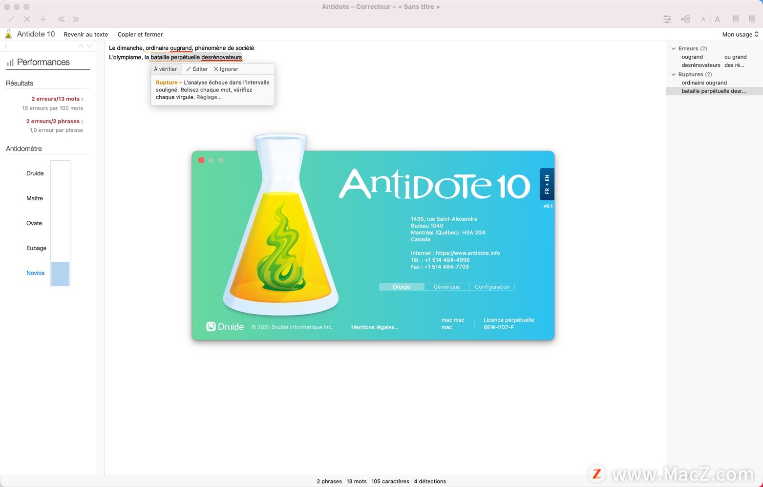 Antidote 10 for mac(多语言写作辅助软件)v6.1激活版 - 图1