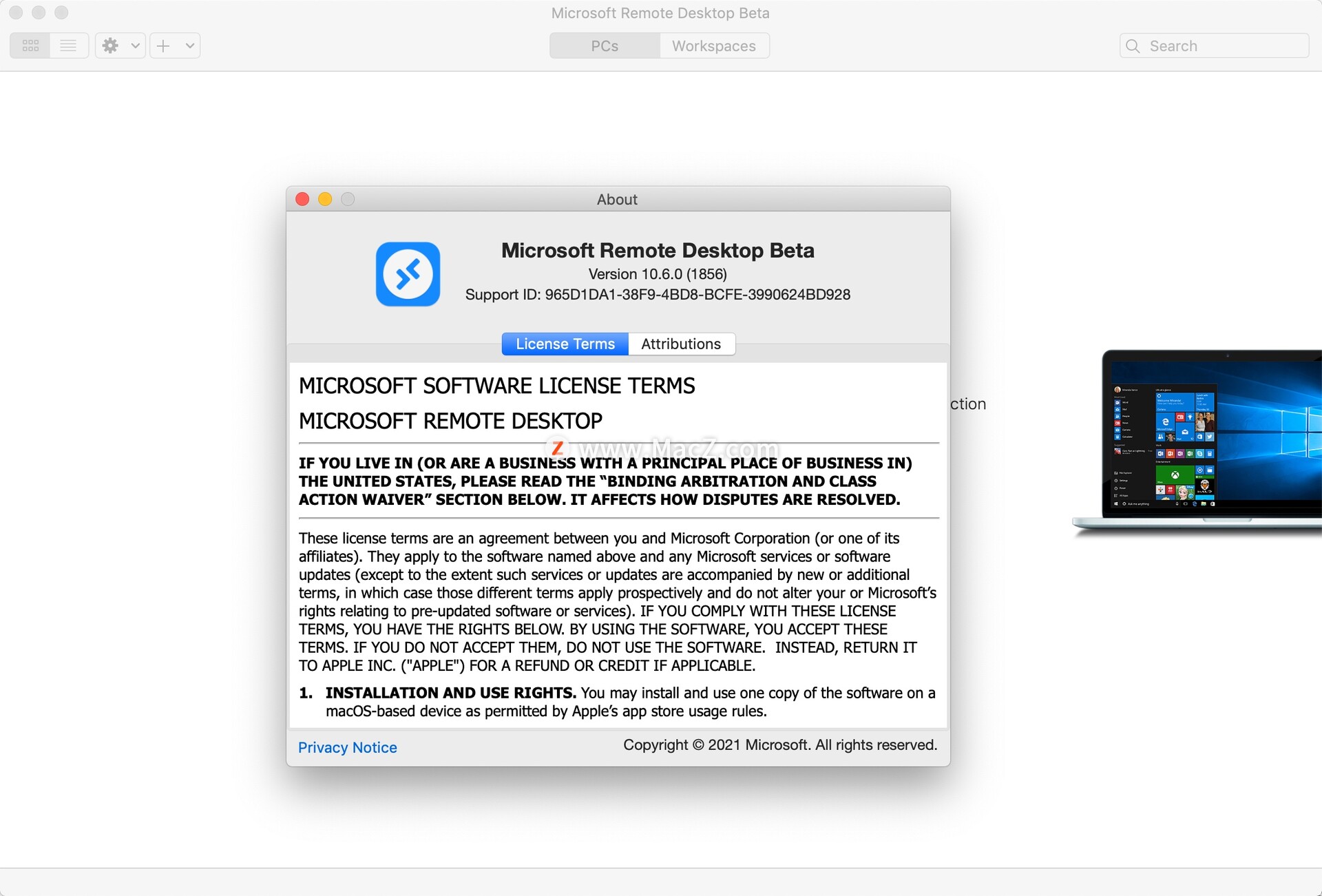 Microsoft Remote Desktop for Mac(微软远程连接工具)v10.6.0(1856)最新版 - 图1