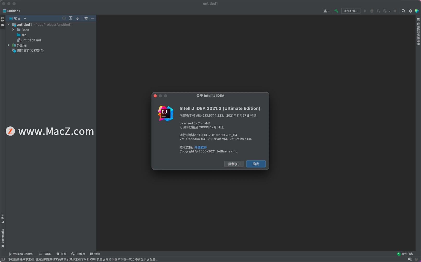 IntelliJ IDEA 2021 for Mac(最好用的Java开发工具)v2021.3汉化激活版 - 图1