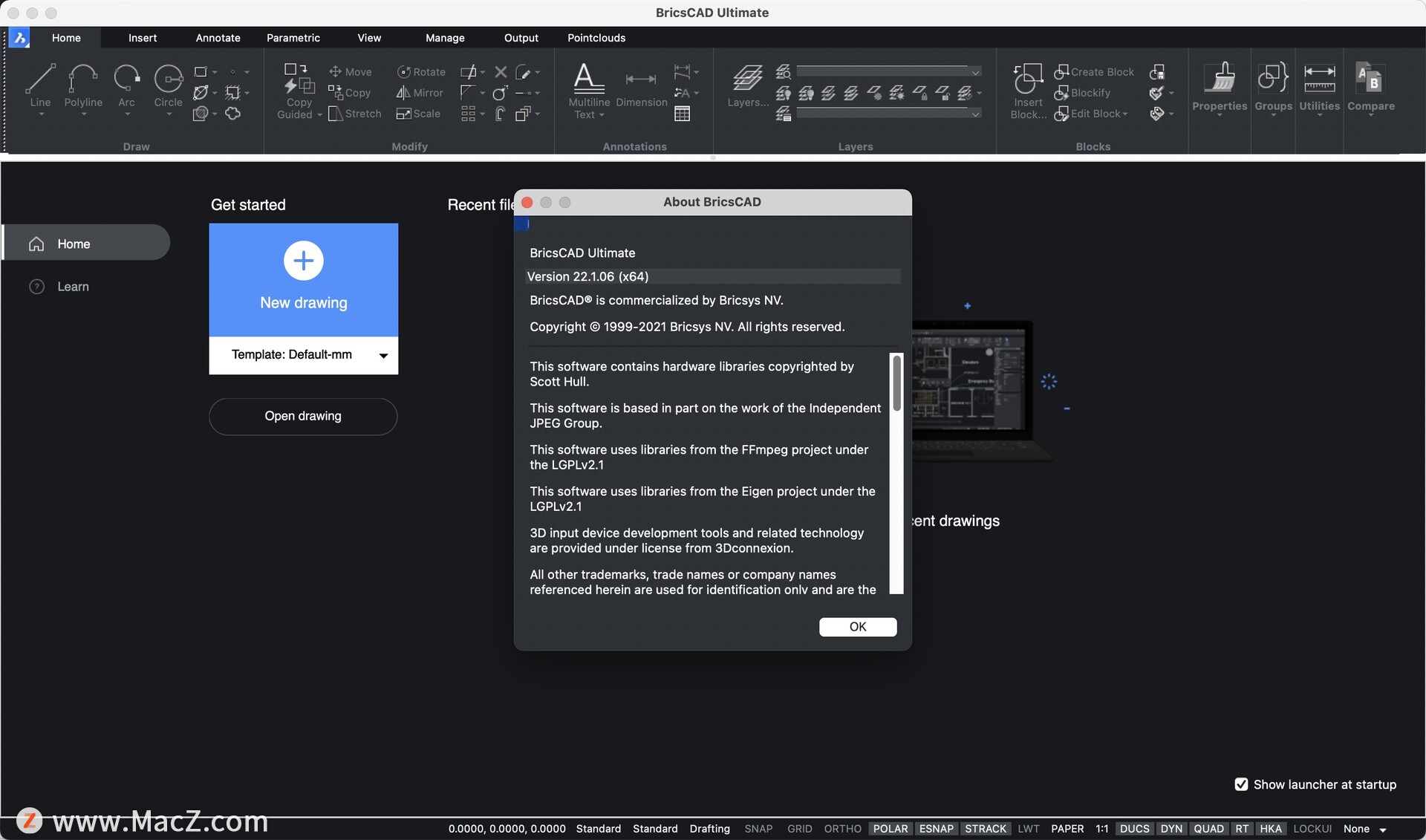 BricsCAD 22 for Mac(CAD建模软件)v22.1.06永久激活版 - 图1