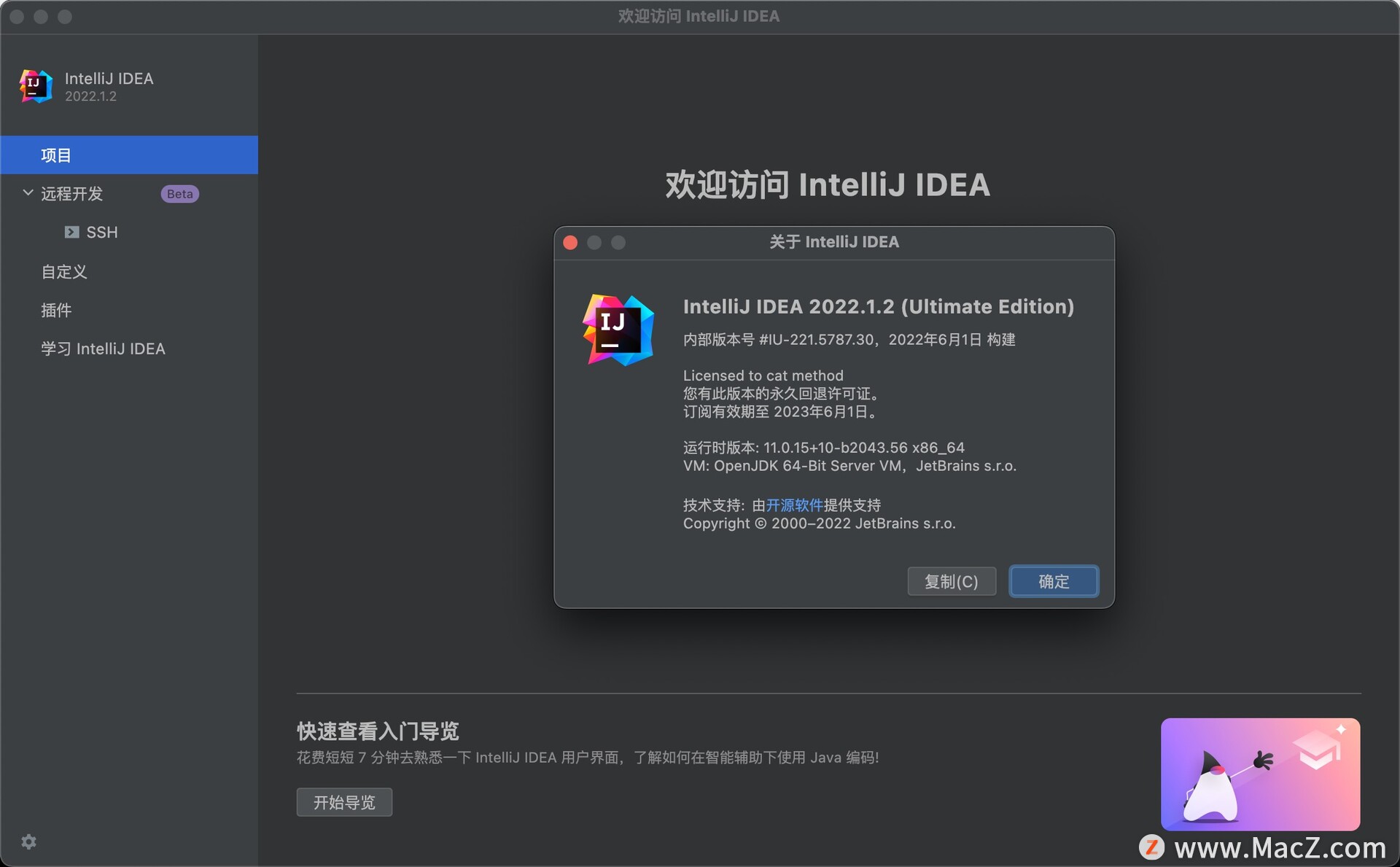 IntelliJ IDEA 2022 Mac破解版(最好用的Java开发工具)v2022.1.2汉化激活版 - 图1