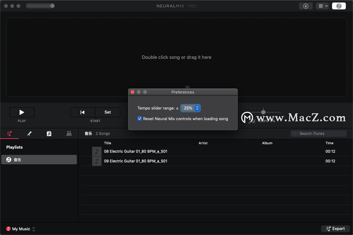 Algoriddim Neural Mix Pro for Mac(实时音源分离工具)v1.1.1 免激活版 - 图2