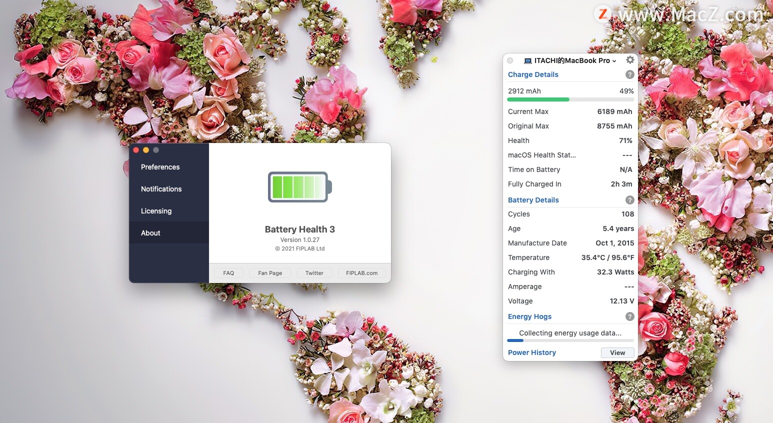 Battery Health 3 for Mac(电池健康管理工具)v1.0.27免激活版 - 图1