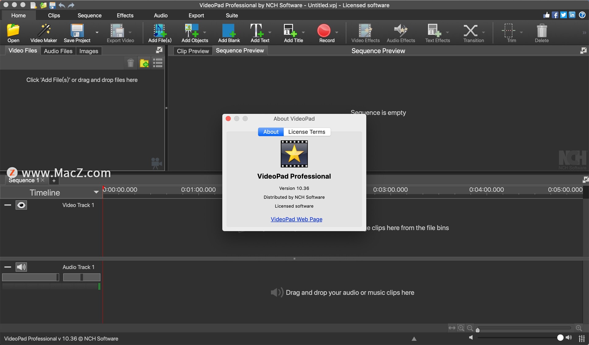 VideoPad Video Editor for Mac(视频编辑工具)10.36激活版 - 图1