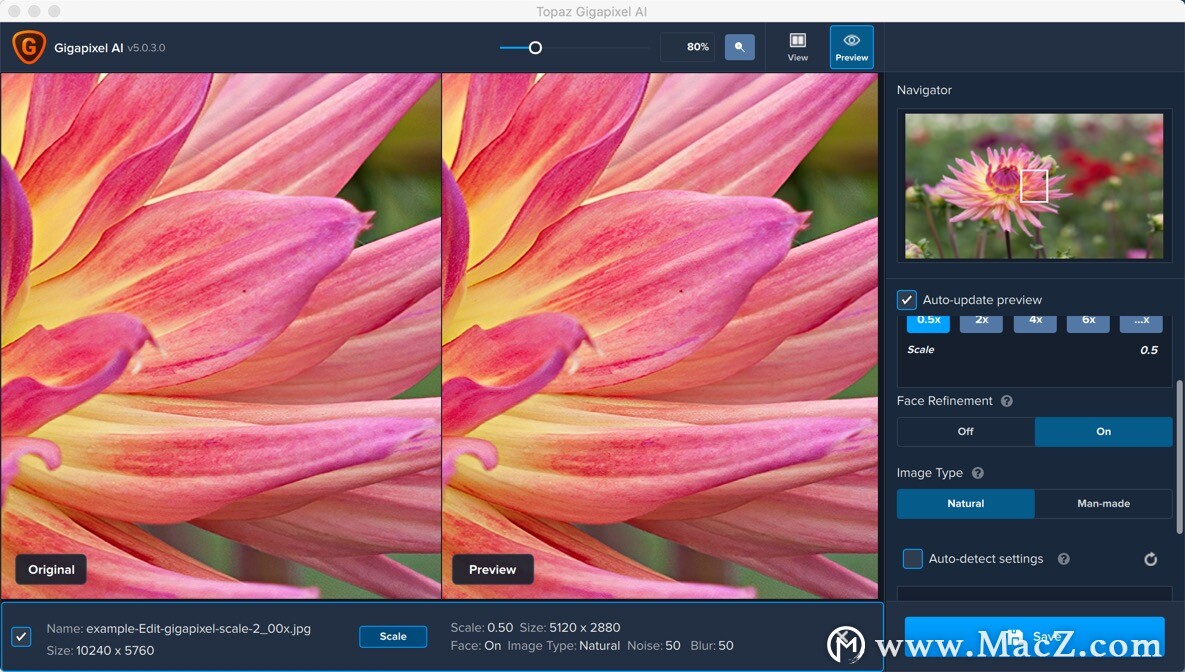 Topaz Gigapixel AI for Mac(照片放大工具)5.7.0 - 图1