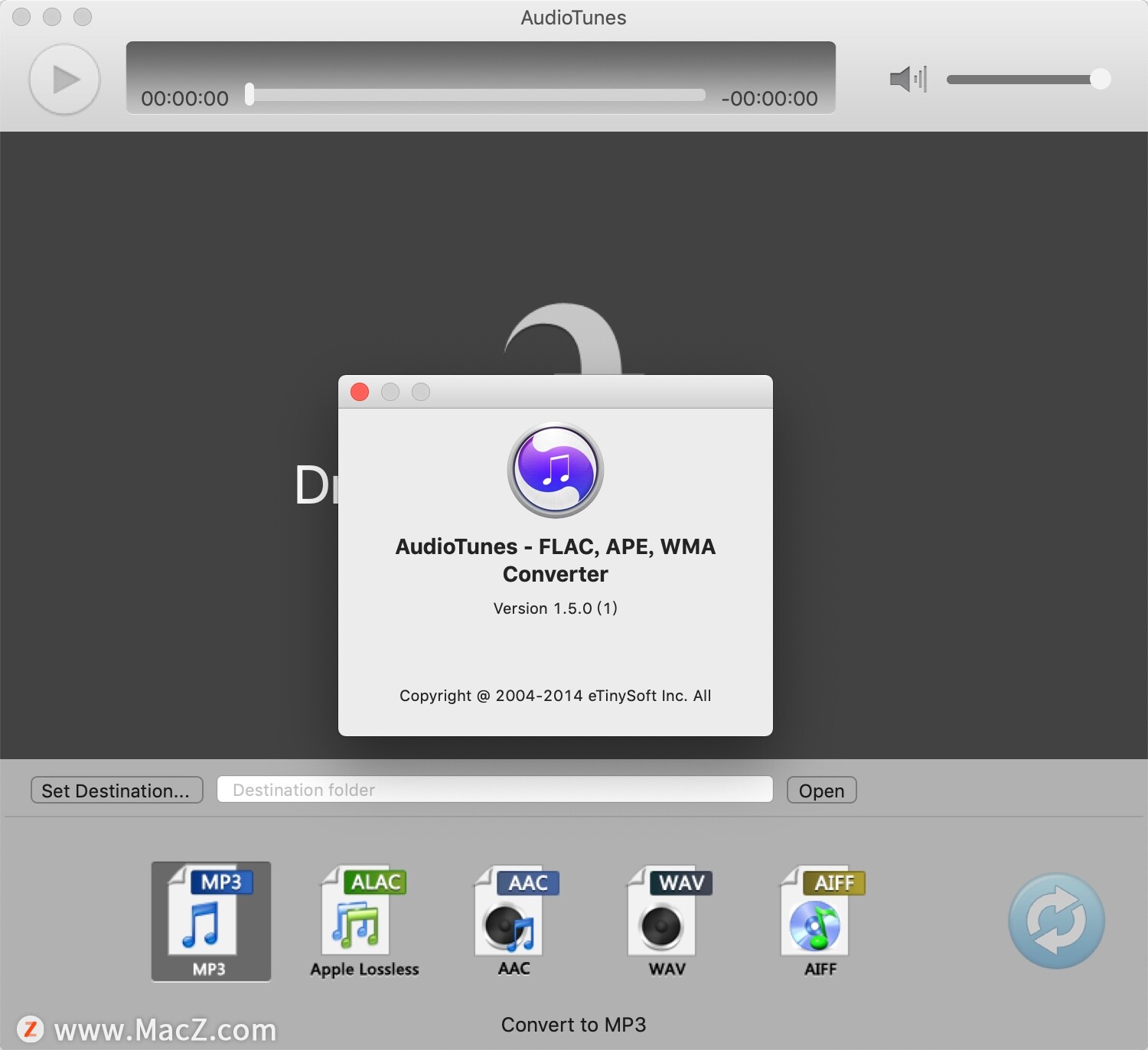AudioTunes for mac(强大的音频转换器)v1.5.0 直装版 - 图1