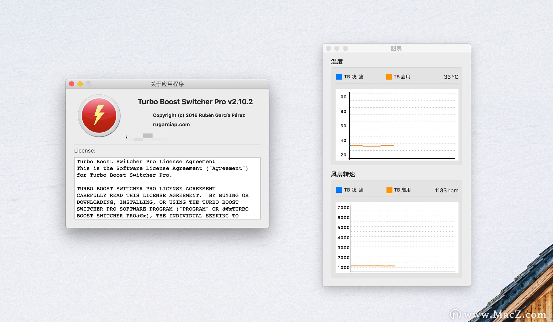 Turbo Boost Switcher Pro for mac(cpu温度监测工具)2.10.2免激活版 - 图1