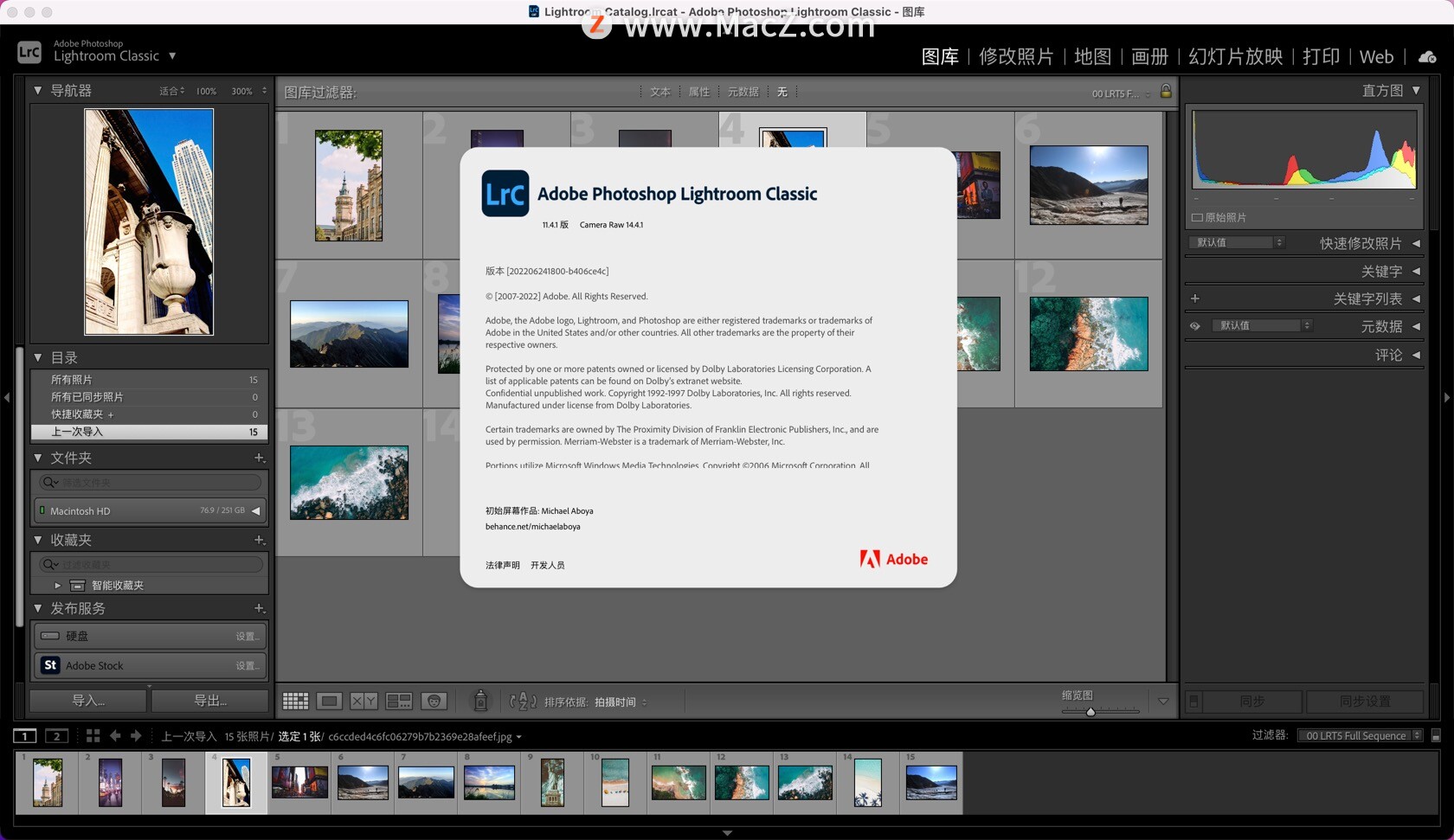 Lightroom Classic 2022 for Mac(LrC 2022)11.4.1中文最新版 - 图1