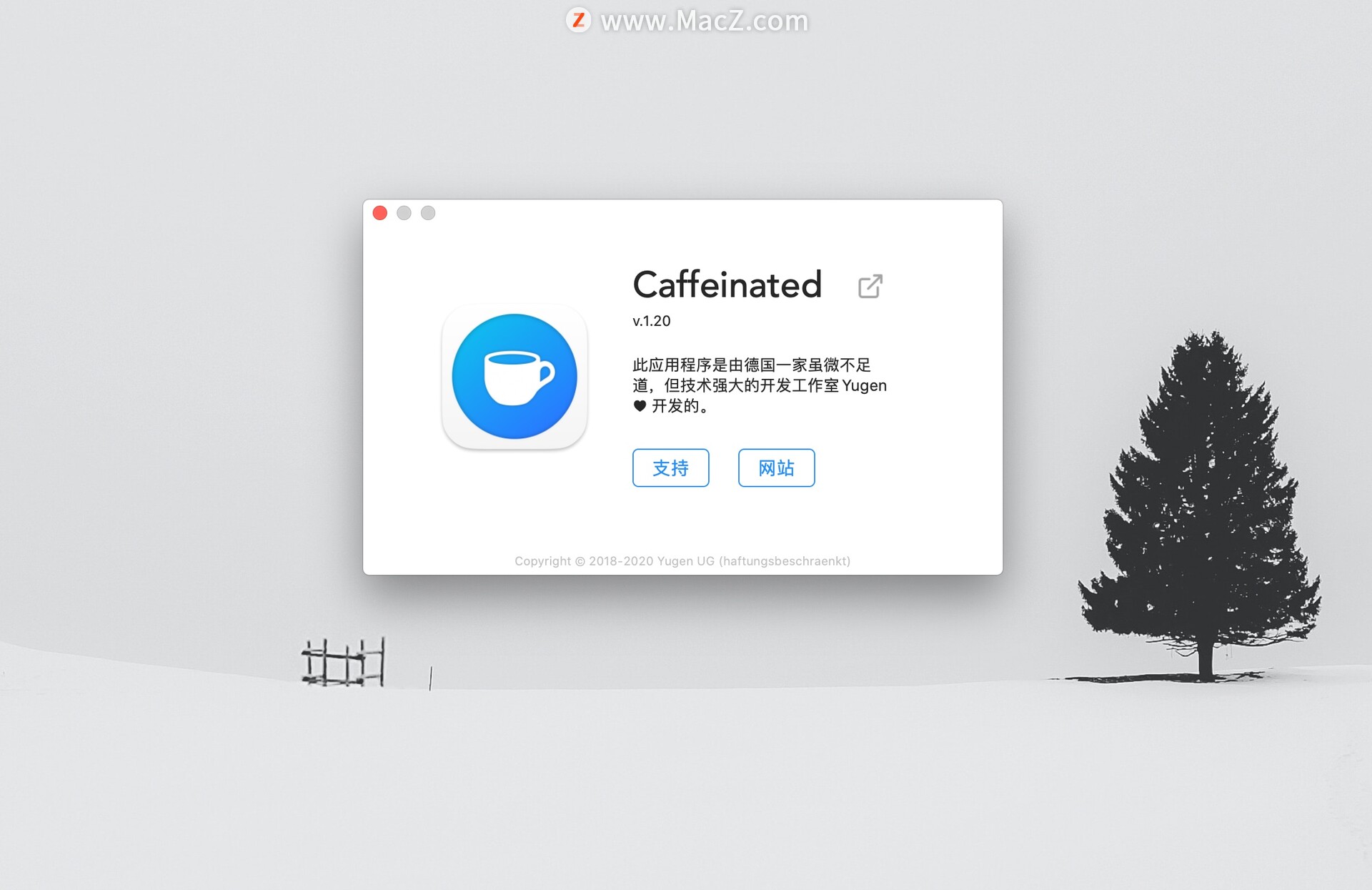 Caffeinated for mac(防睡眠工具)v1.20直装版 - 图1