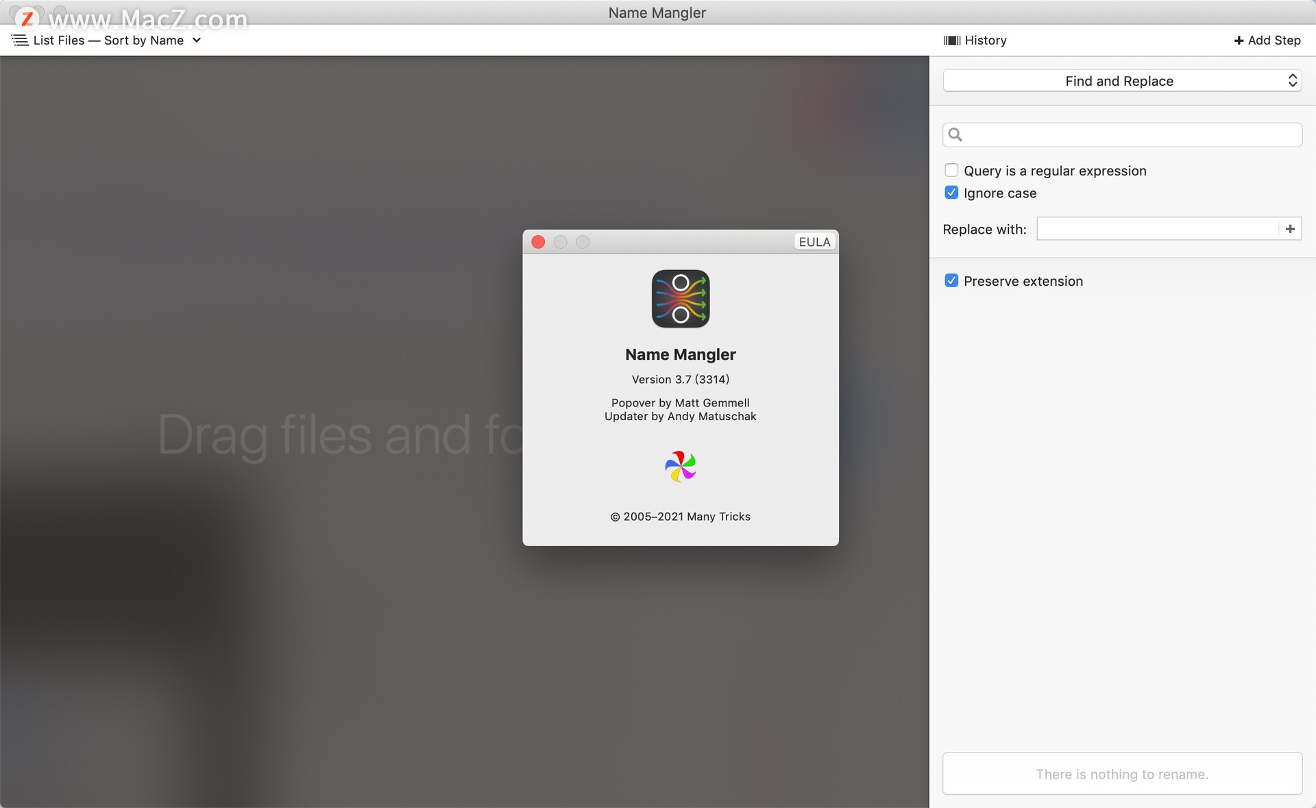 Name Mangler for Mac(批量重命名软件)v3.7特别版 - 图1