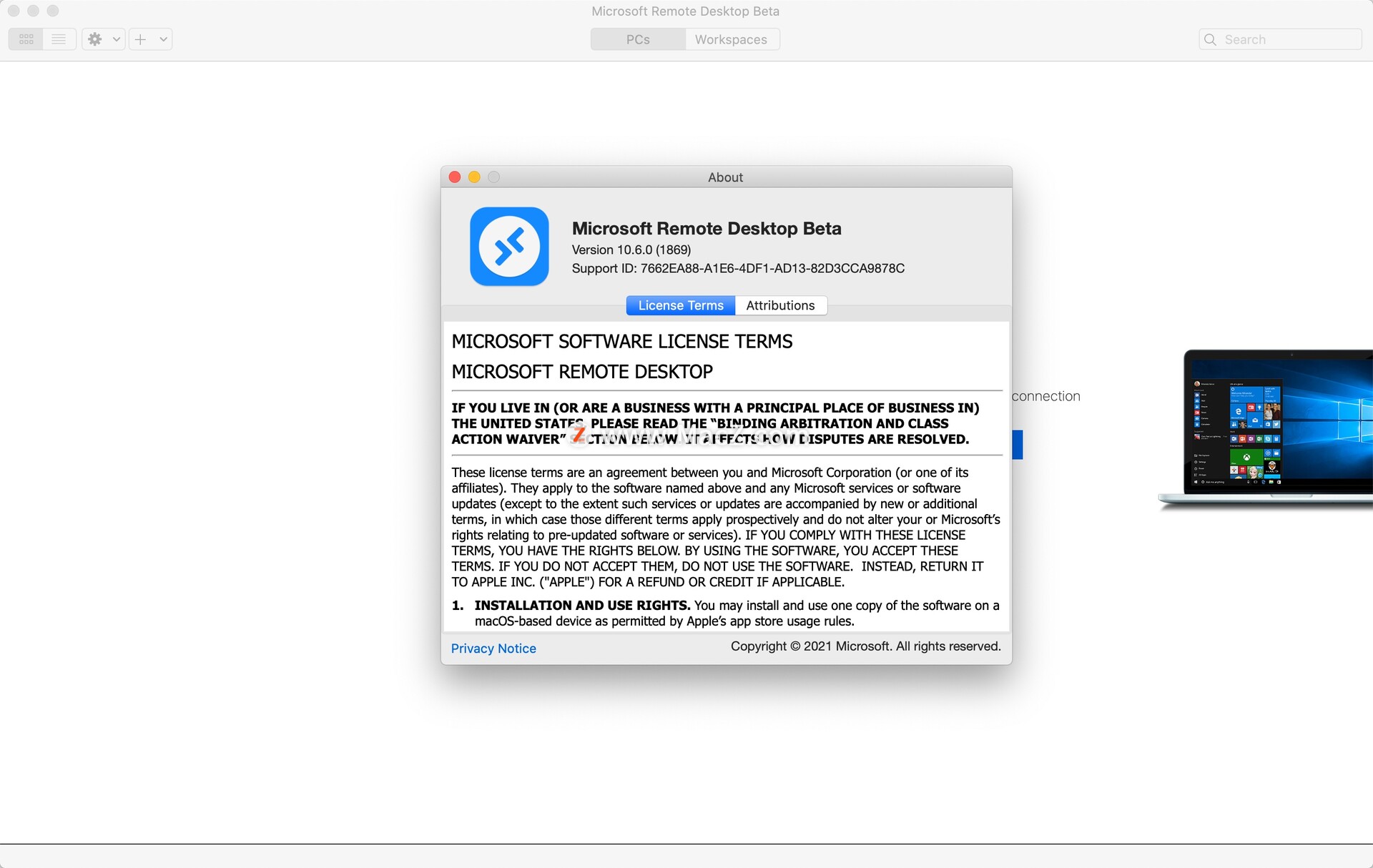 Microsoft Remote Desktop for Mac(微软远程连接工具)v10.6.0(1869)免激活版 - 图1