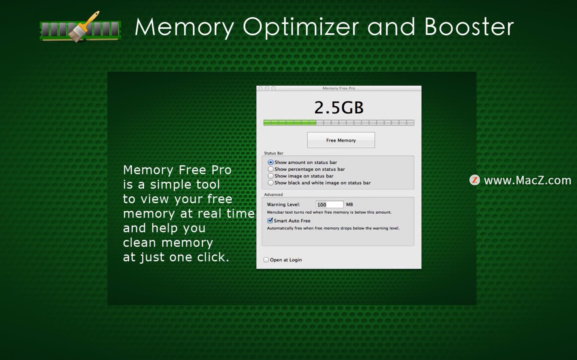 Memory Optimizer and Booster for Mac(内存清理专家)1.2直装版 - 图2