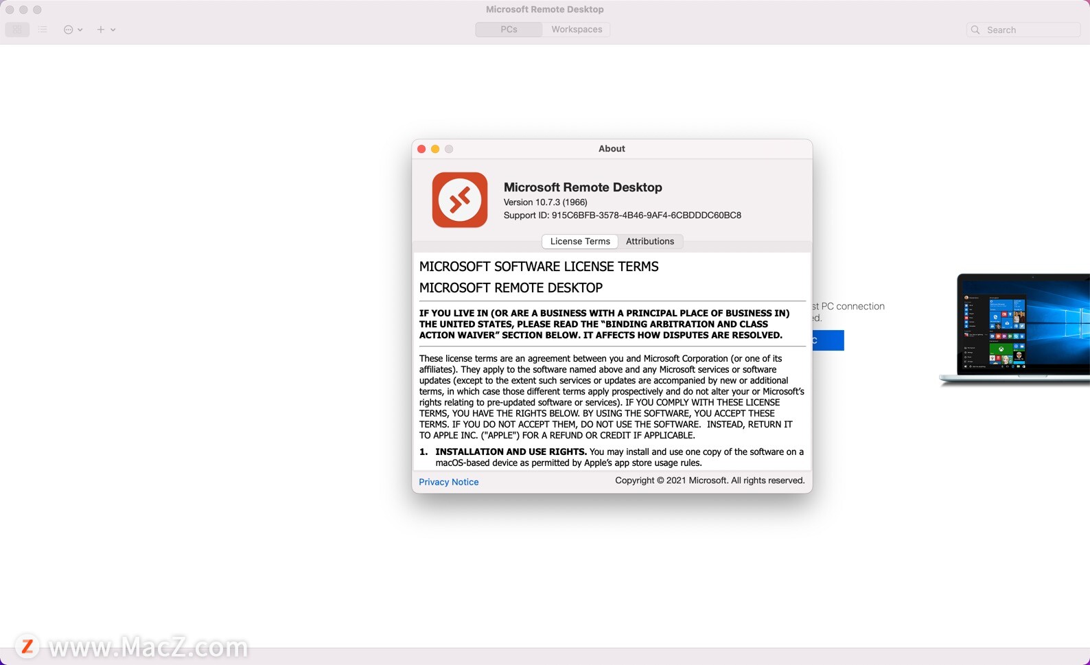 Microsoft Remote Desktop for Mac(远程桌面连接工具)10.7.3正式版 - 图1