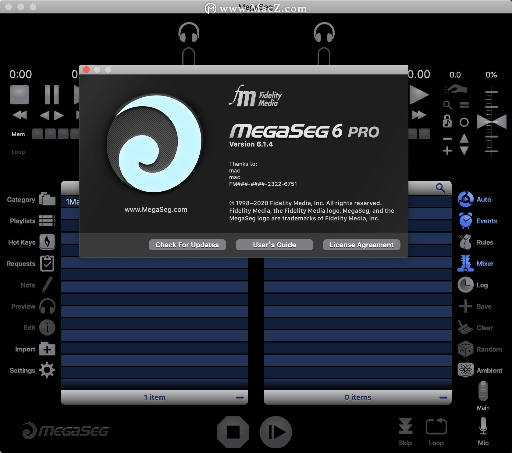 MegaSeg Pro for Mac(音频处理软件)v6.1.4 激活版 - 图1