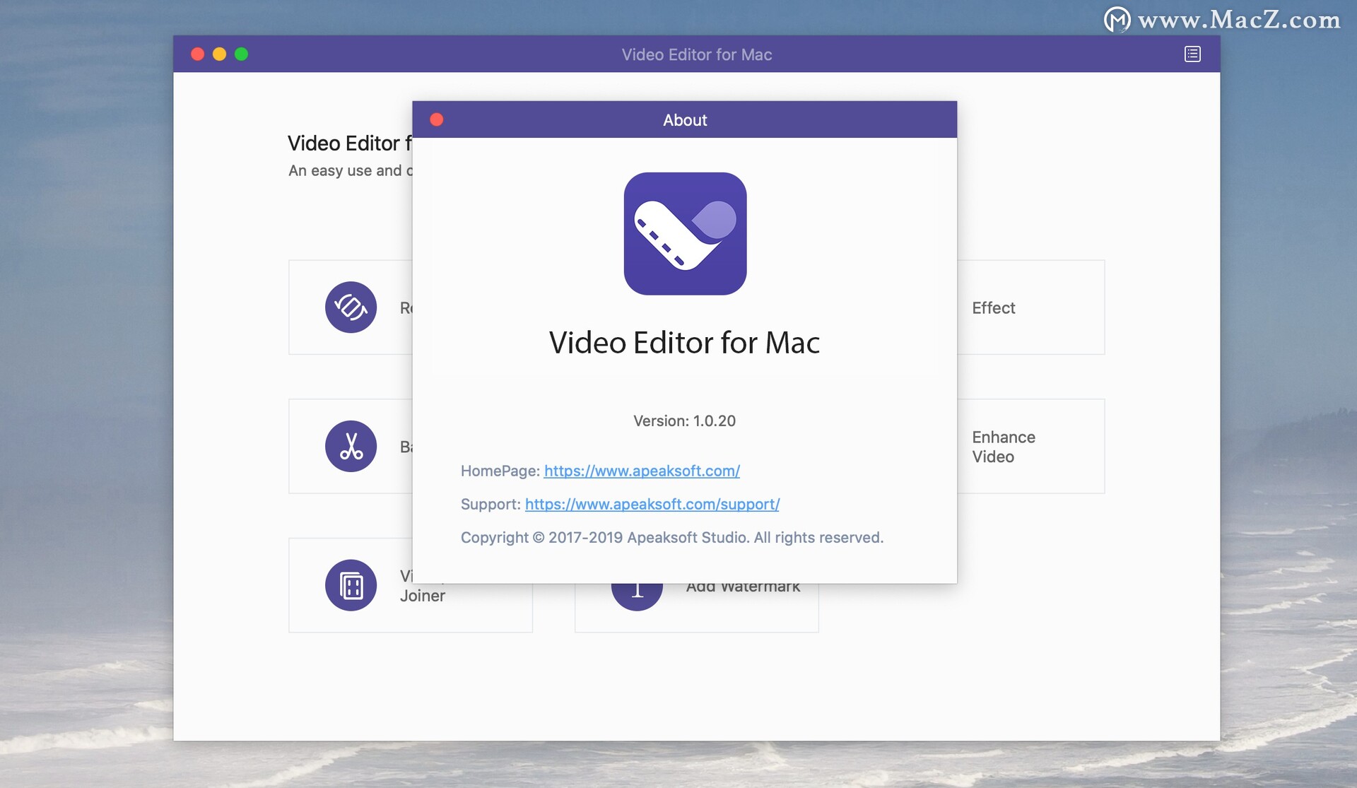 Apeaksoft Video Editor for Mac(视频编辑处理软件)v1.0.20激活版 - 图1