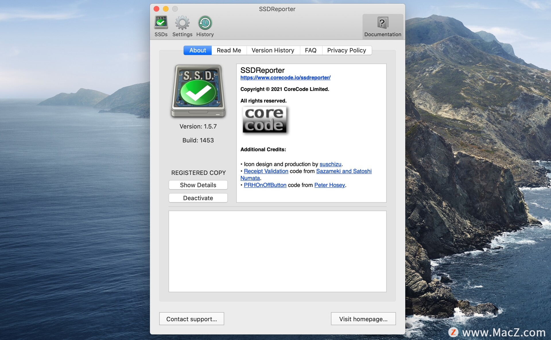 SSDReporter for Mac(SSD固态硬盘健康状况检测工具)v1.5.7免激活版 - 图1