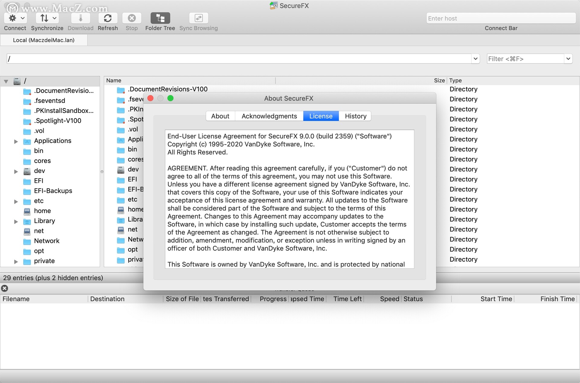 SecureFX for Mac(跨平台文件传输工具)v9.0.2(2496)激活版 - 图2