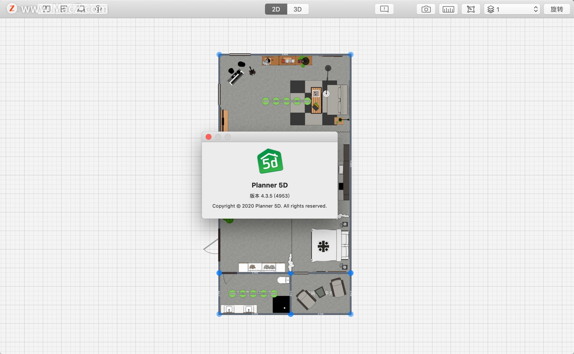 Planner 5D for Mac(3D家居设计工具)v4.3.5(4953)免激活版 - 图1