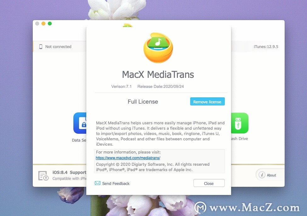 MacX MediaTrans for Mac(iOS数据管理软件)v7.1直装版 - 图1