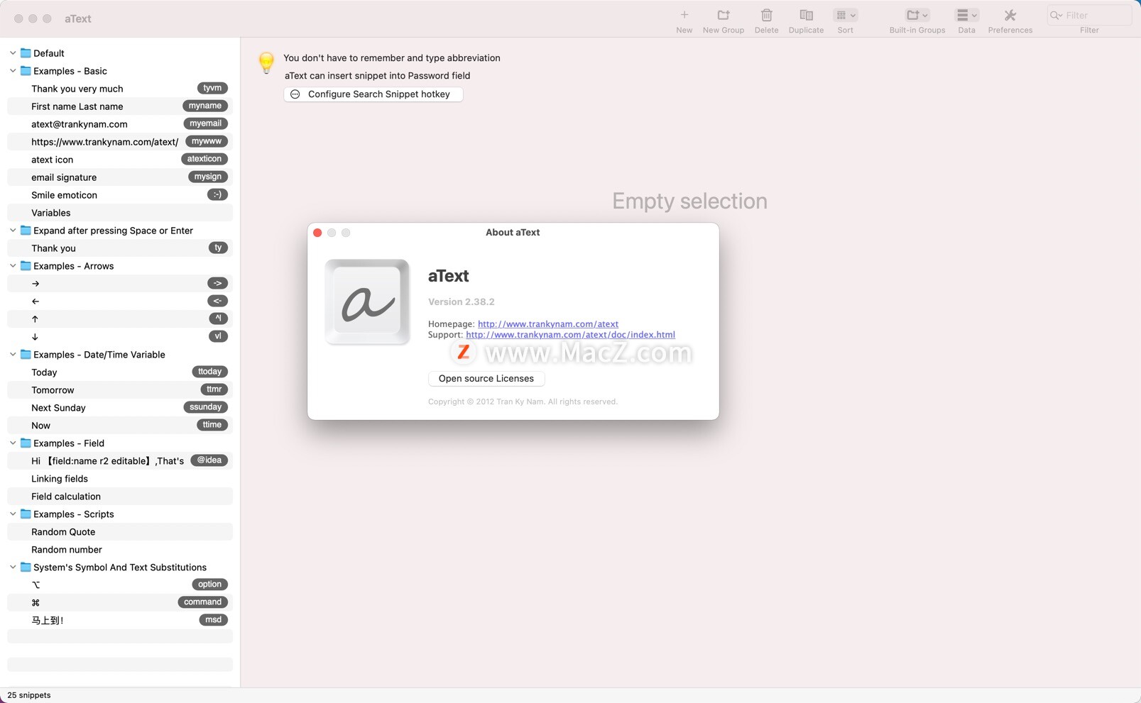 aText for Mac(打字加速器)v2.38.2激活版 - 图1