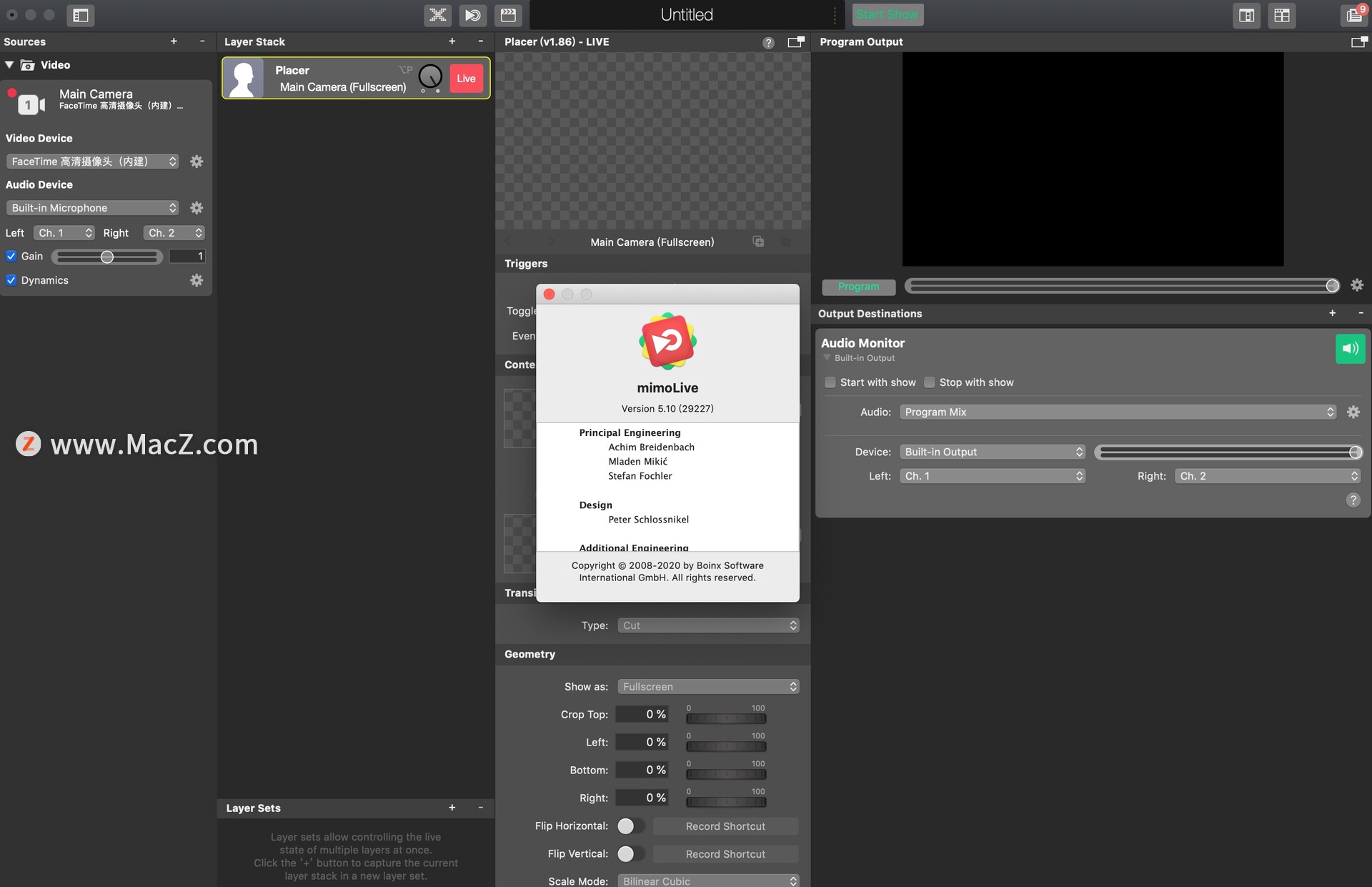 MimoLive for Mac(视频直播制作软件)v5.10(29227)正式激活版 - 图1