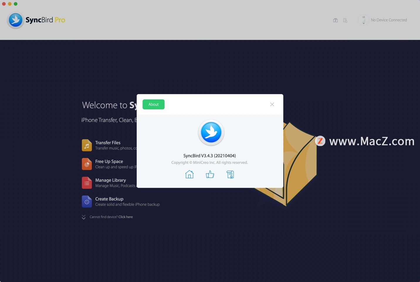 SyncBird pro for Mac(iOS设备数据传输管理工具)v3.4.3激活版 - 图1