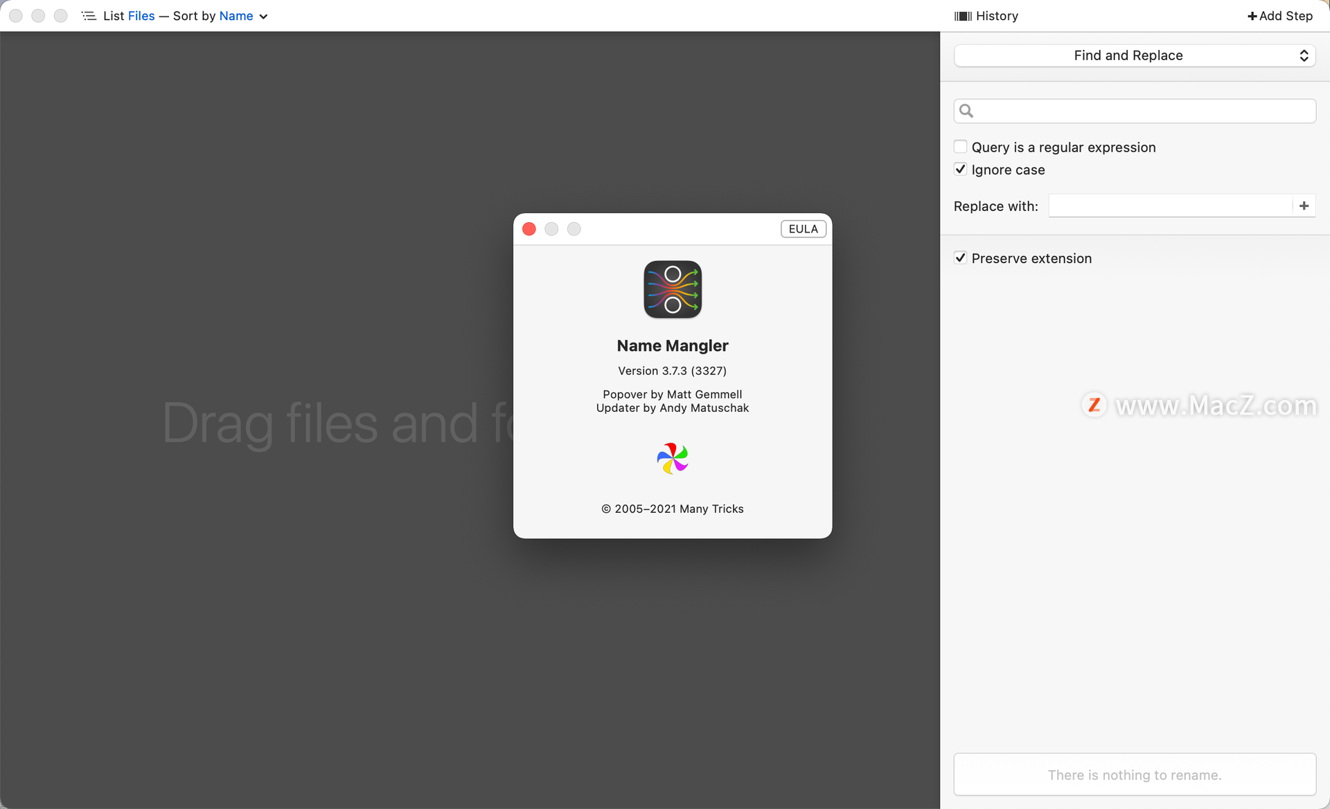 Name Mangler for Mac(批量重命名软件)v3.7.3 - 图1