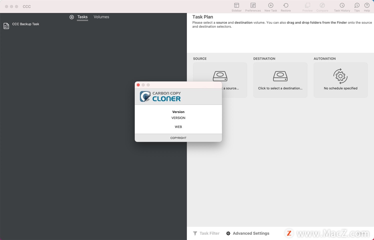 Carbon copy cloner 6 for Mac(磁盘克隆备份工具)v6.0.1免激活版 - 图1