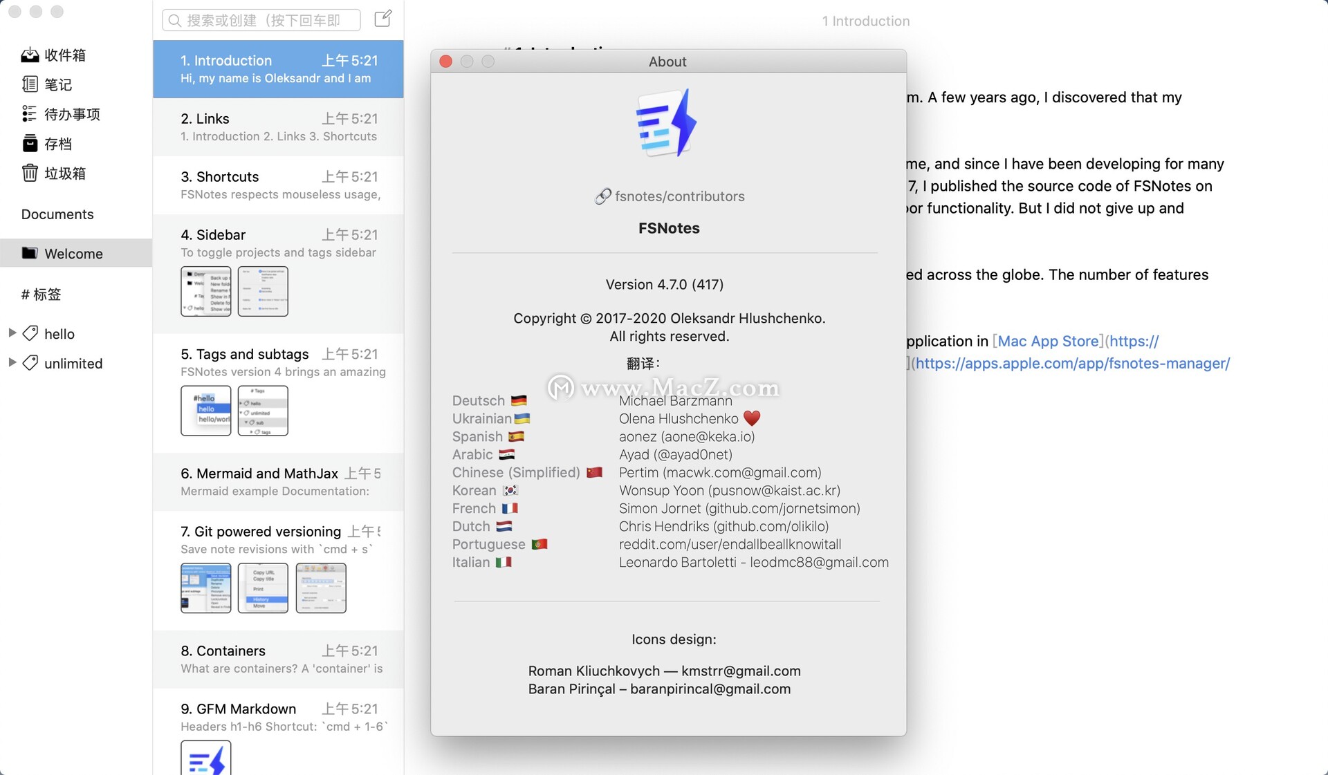 FSNotes for mac(文本处理软件)4.7.0beta1中文免激活版 - 图1