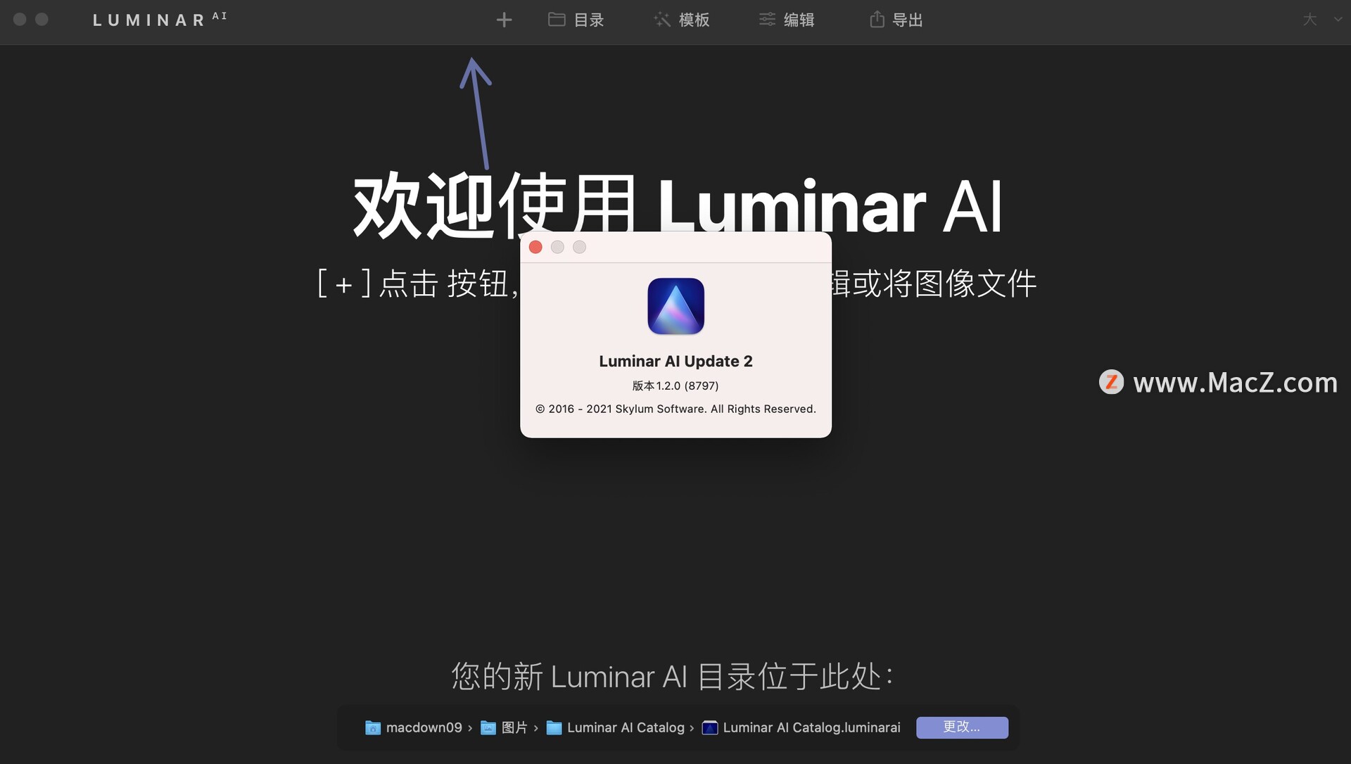 Luminar AI for Mac (AI照片编辑软件)v1.2.0 (8797)中文直装版 - 图1