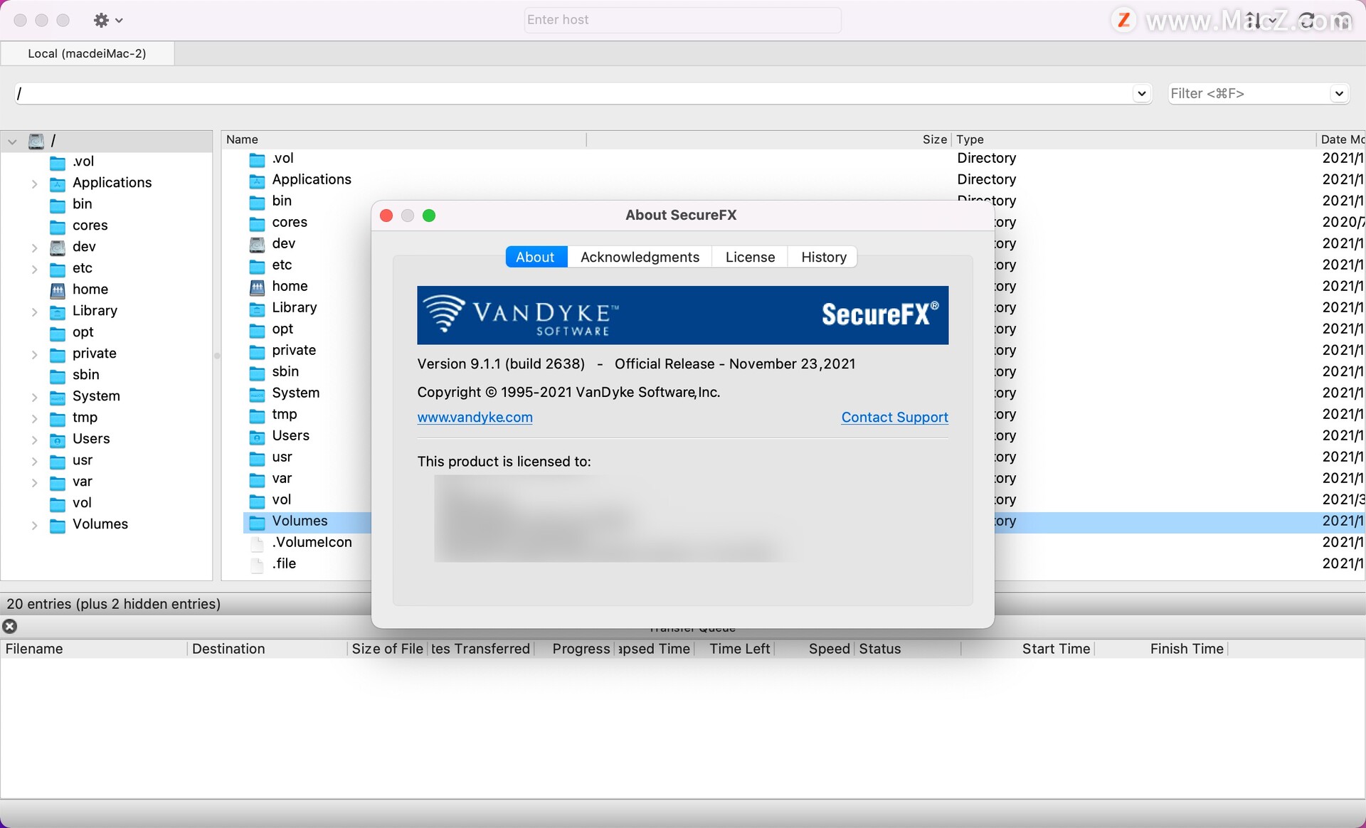 SecureFX for Mac(跨平台文件传输客户端)v9.1.1(2638) - 图1