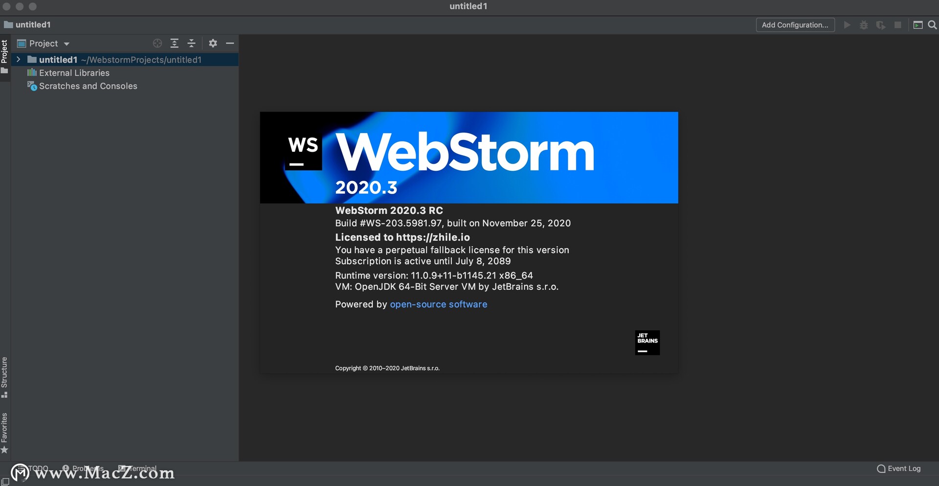 WebStorm 2020 for mac(Web前端开发神器)2020.3RC汉化版 - 图1