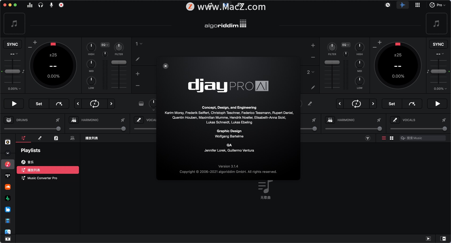 Algoriddim djay Pro AI for mac(dj混音软件)3.1.4免激活版 - 图1