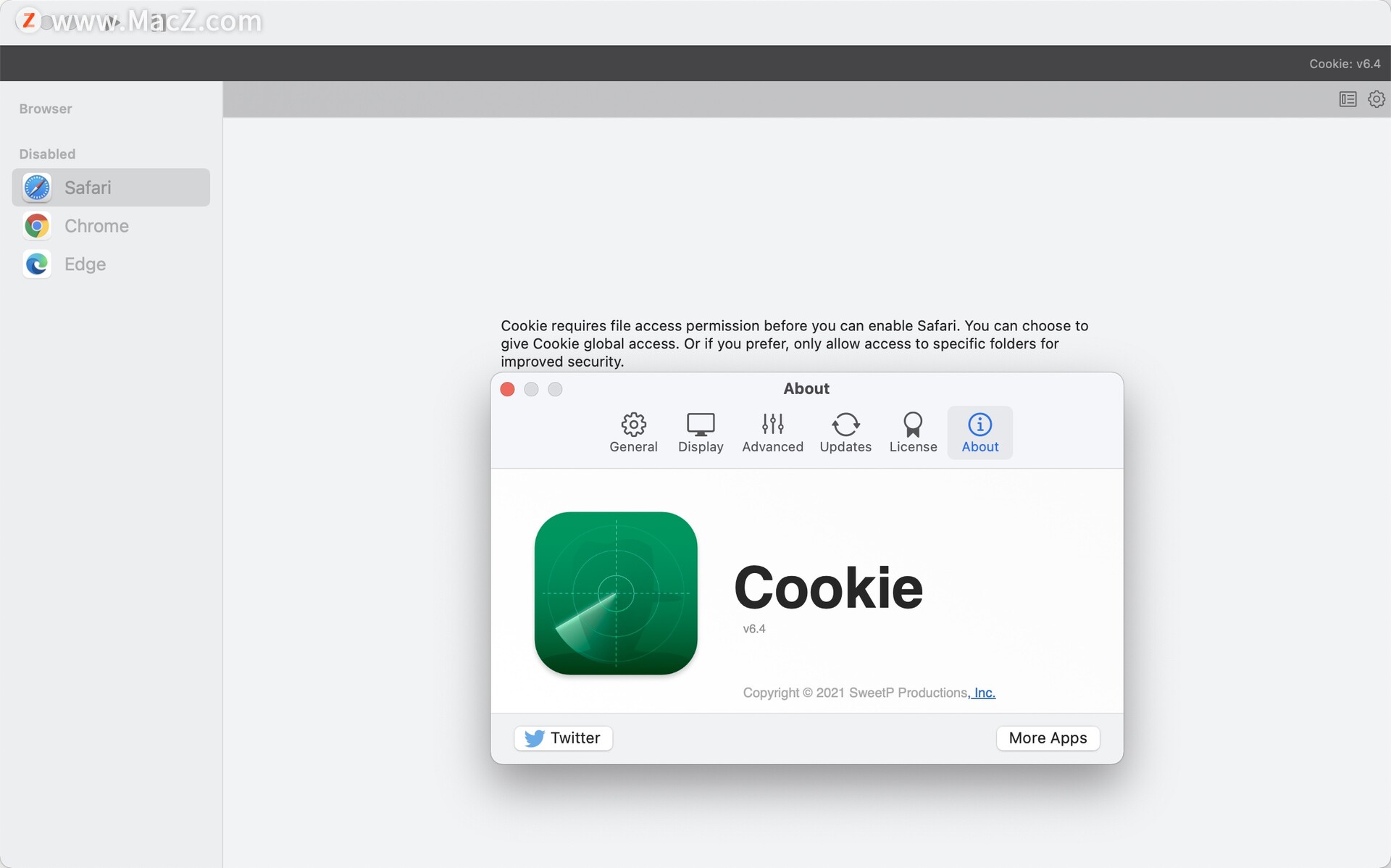 Cookie for Mac(浏览器缓存清理软件)v6.4免激活版 - 图1