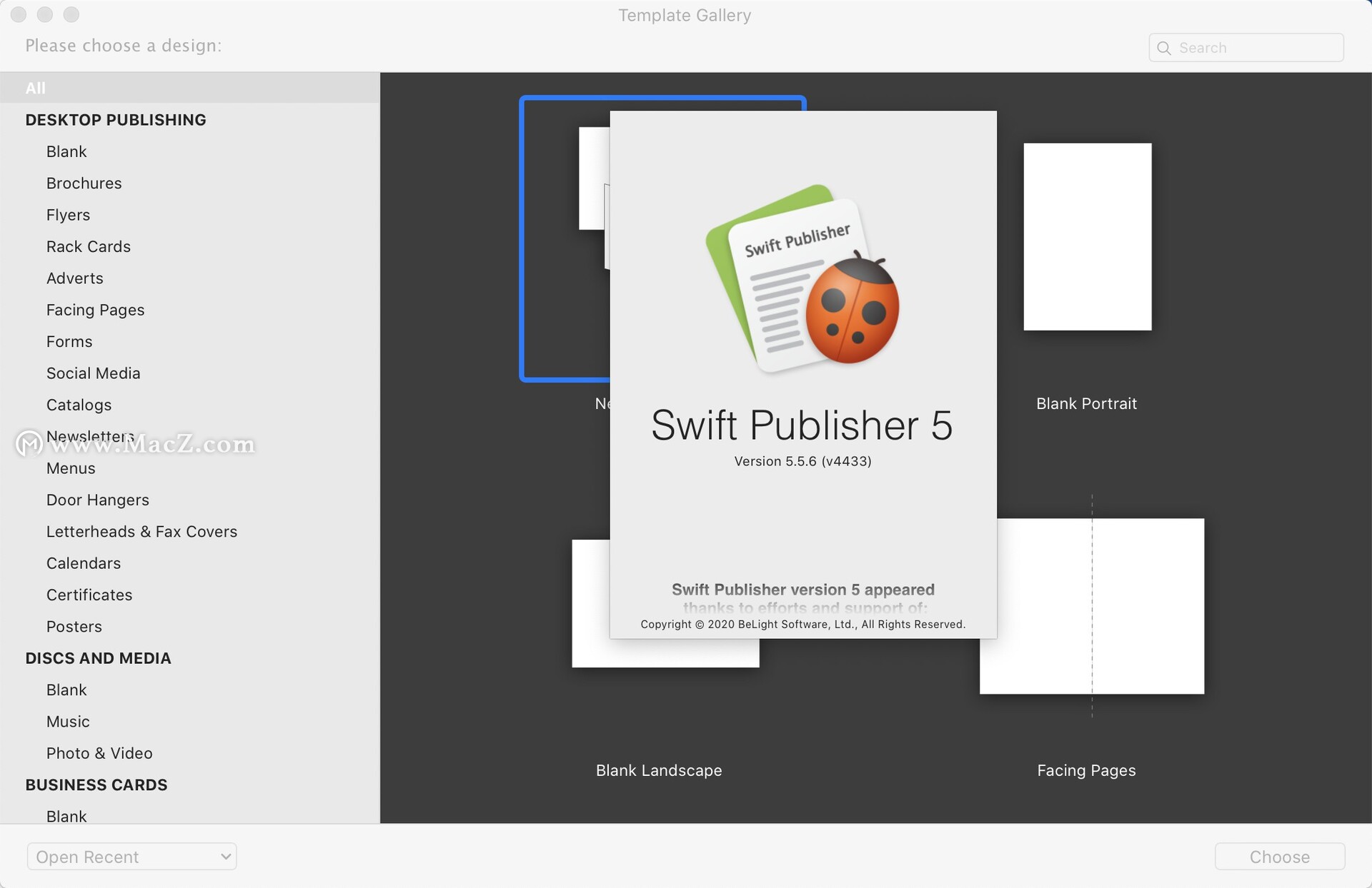 Swift Publisher 5 for Mac(版面设计和编辑工具)v5.5.6免激活版 - 图1