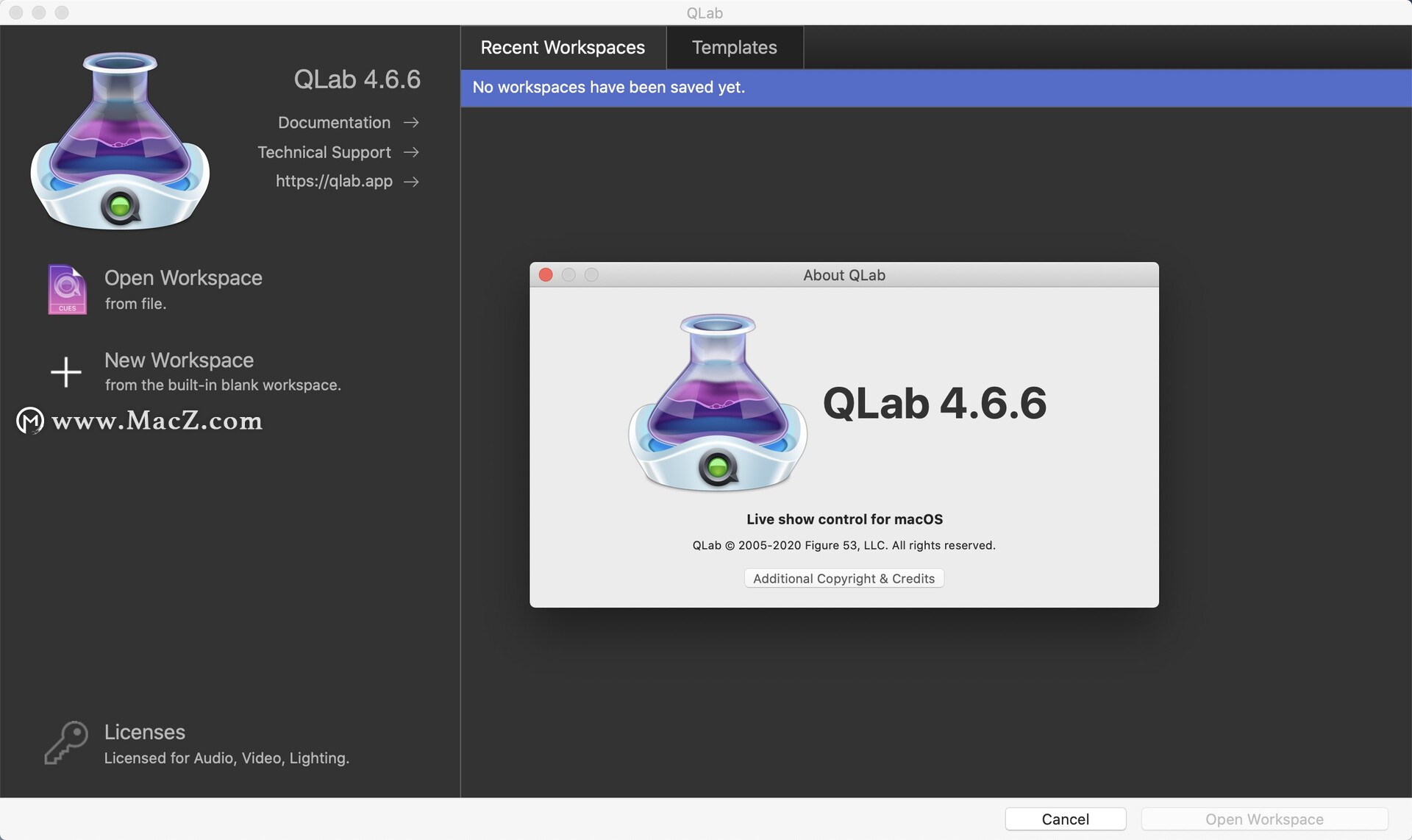 QLab Pro for Mac(多媒体现场制作工具)4.6.6特别版 - 图1