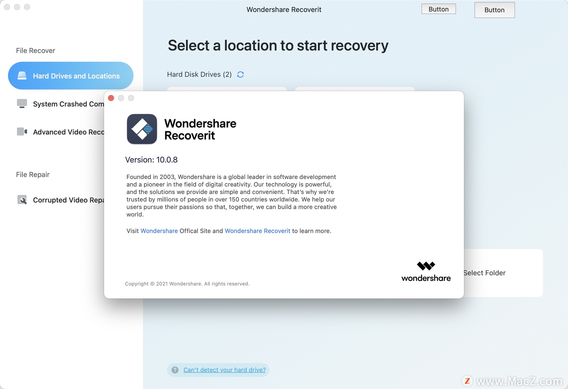 Wondershare Recoverit for Mac(万兴数据恢复软件)10.0.8.10 - 图1