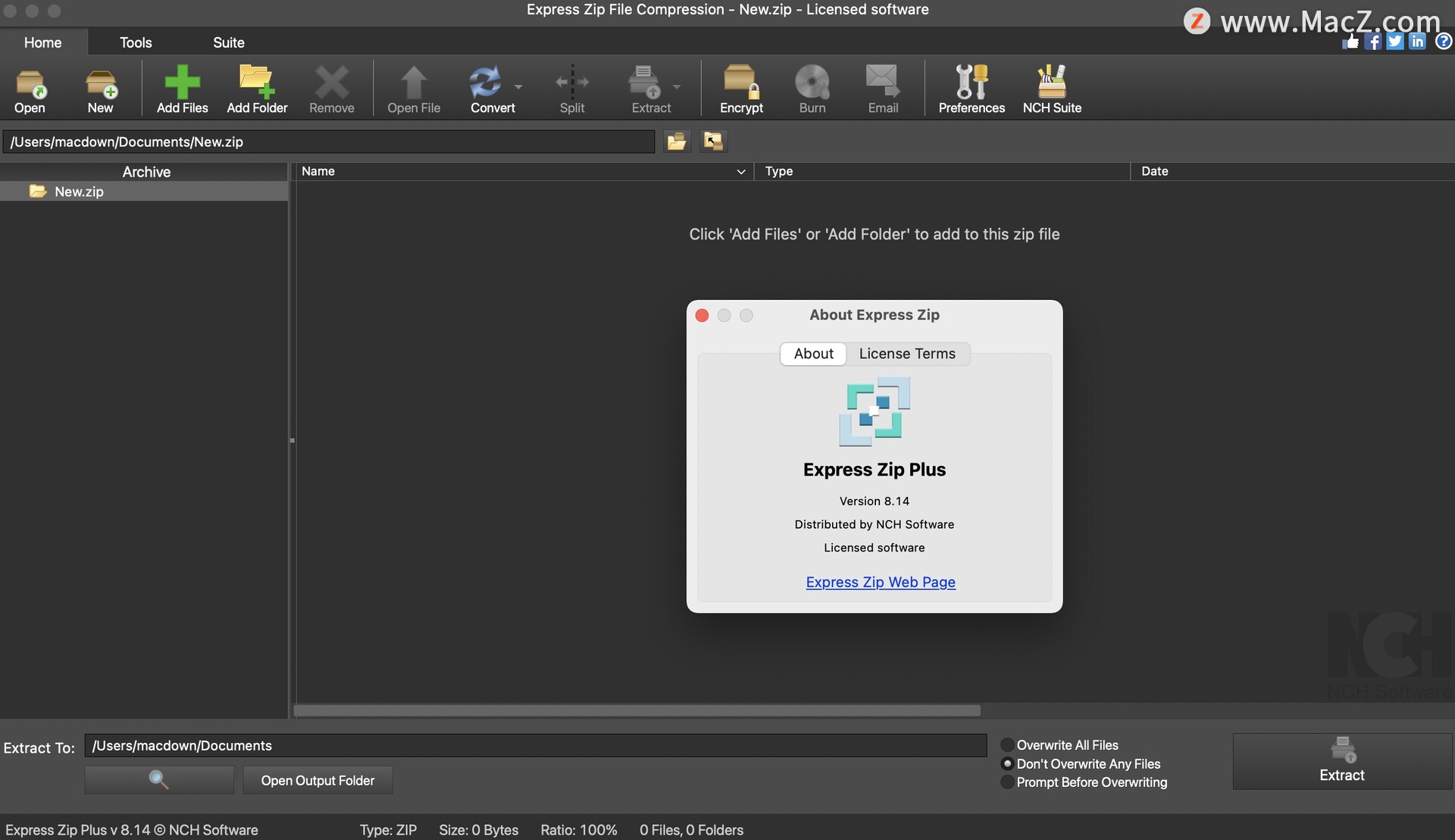 NCH ExpressZip Plus for mac(文件解压缩工具)v8.14激活版 - 图1