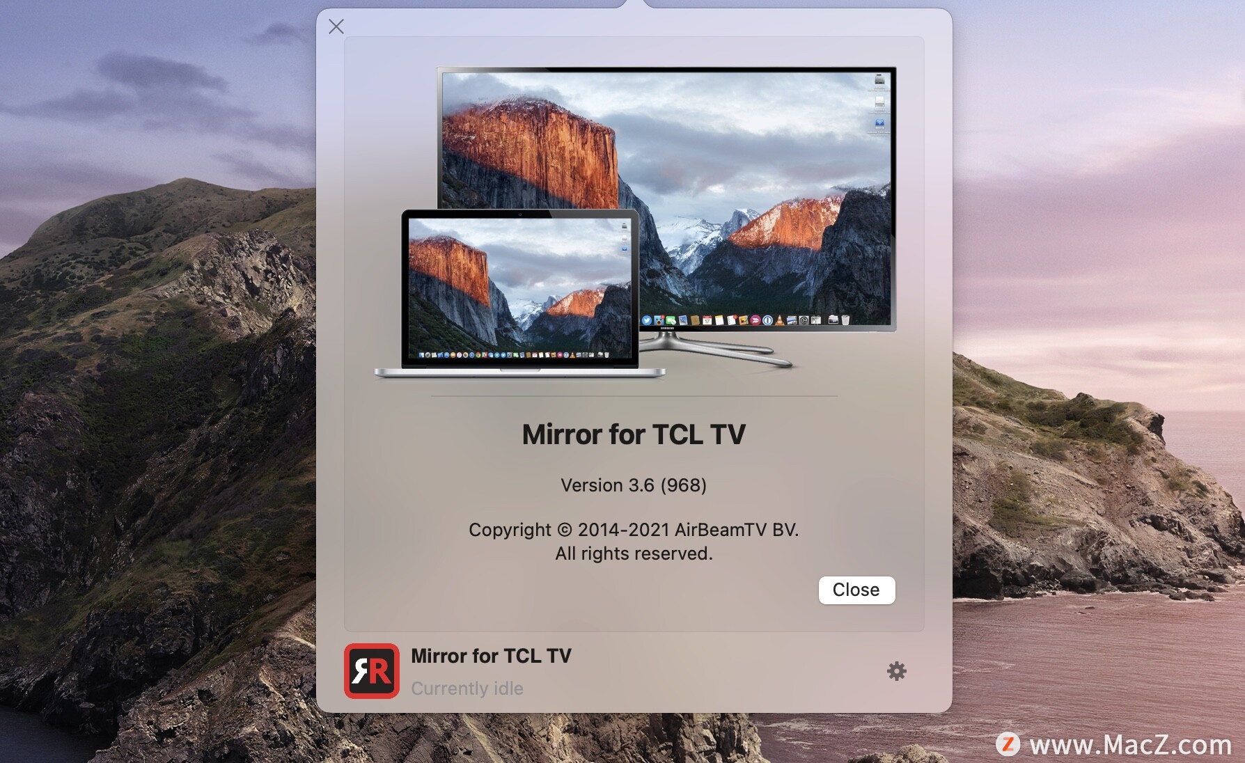 Mirror for TCL TV Mac版(TCL电视投屏软件)v3.6免激活版 - 图1