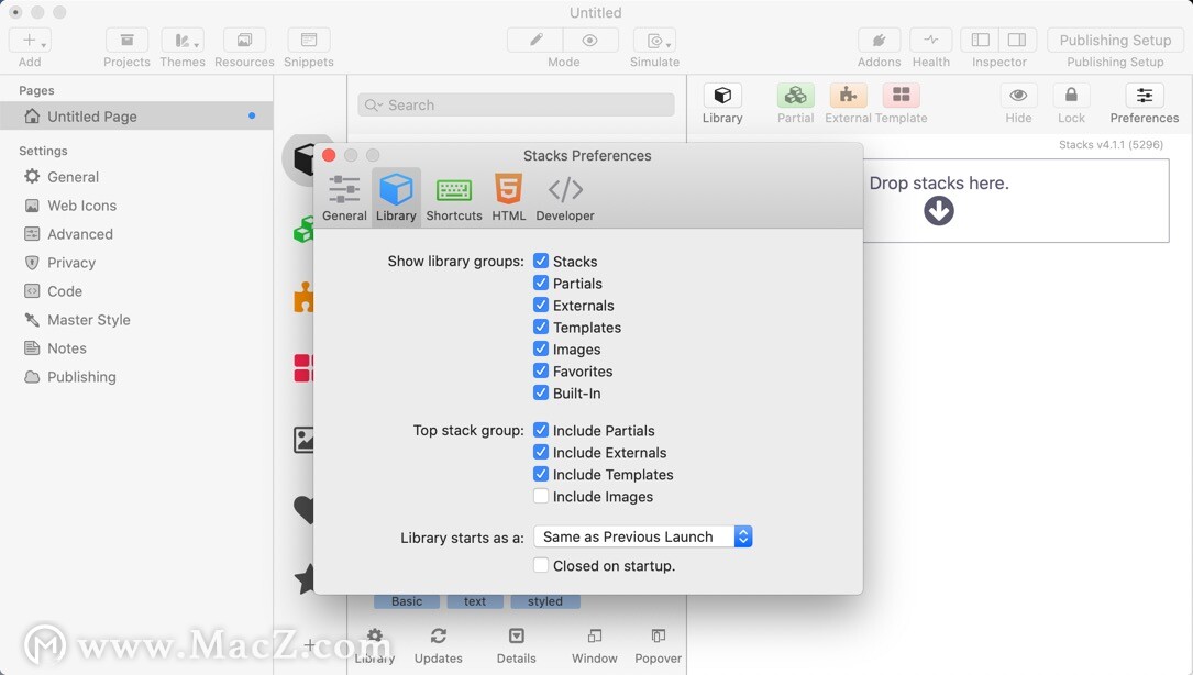 Stacks for Mac(RapidWeaver网页制作插件)v4.2.0免激活版 - 图2