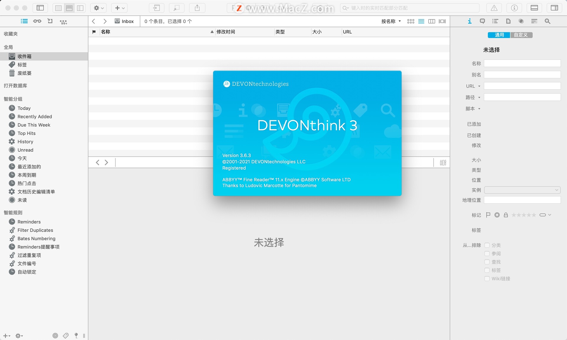 DEVONthink Pro 3 for Mac(文档管理工具)v3.6.3中文免激活版 - 图1