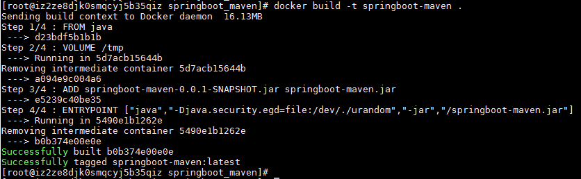 在Docker中部署springboot   maven 结构的项目 - 图6