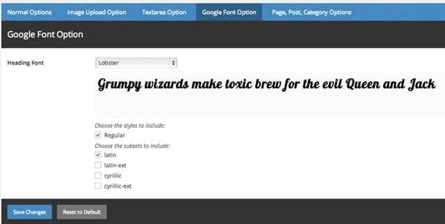 WP主题开发-接入Options Framework - 图19