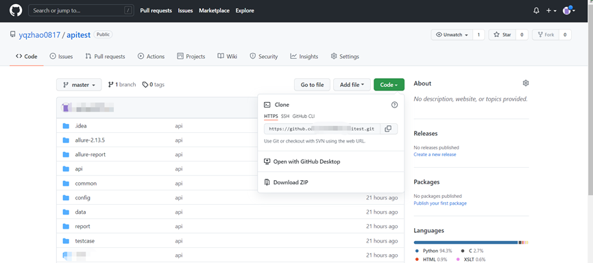 Jenkins+github+Allure配置持续集成本地环境 - 图10