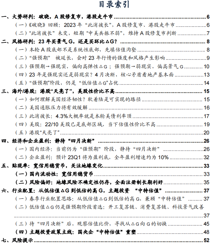 *2023-02-27 戴康：破晓迎春，优选△g—23年春季策略展望 - 图1