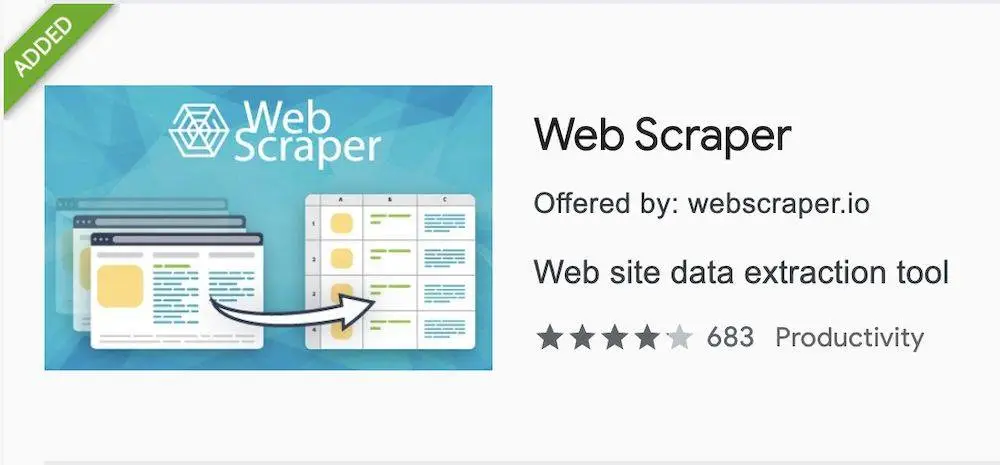 浏览器插件爬虫：Web Scraper - 图1