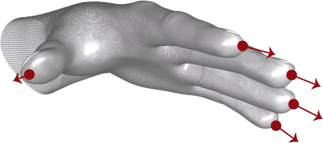 手指的`tip_position`和`direction`向量来表明指尖的位置和手指指向的大致方向