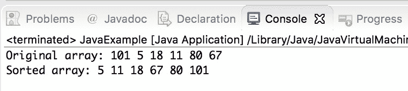 Java 程序：选择排序 - 图1