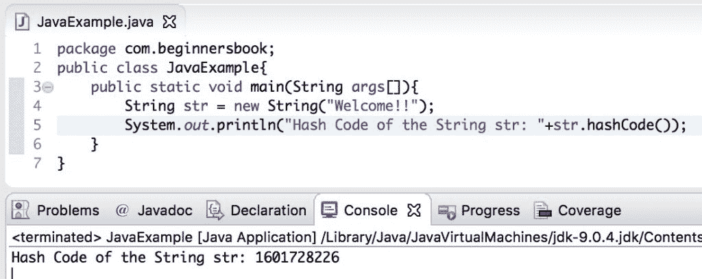 Java `String trim()`和`hashCode()`方法 - 图2